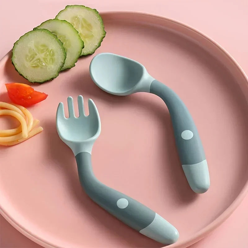 Buigzaam Baby Lepeltje – Veilig Leren Eten zonder Gedoe