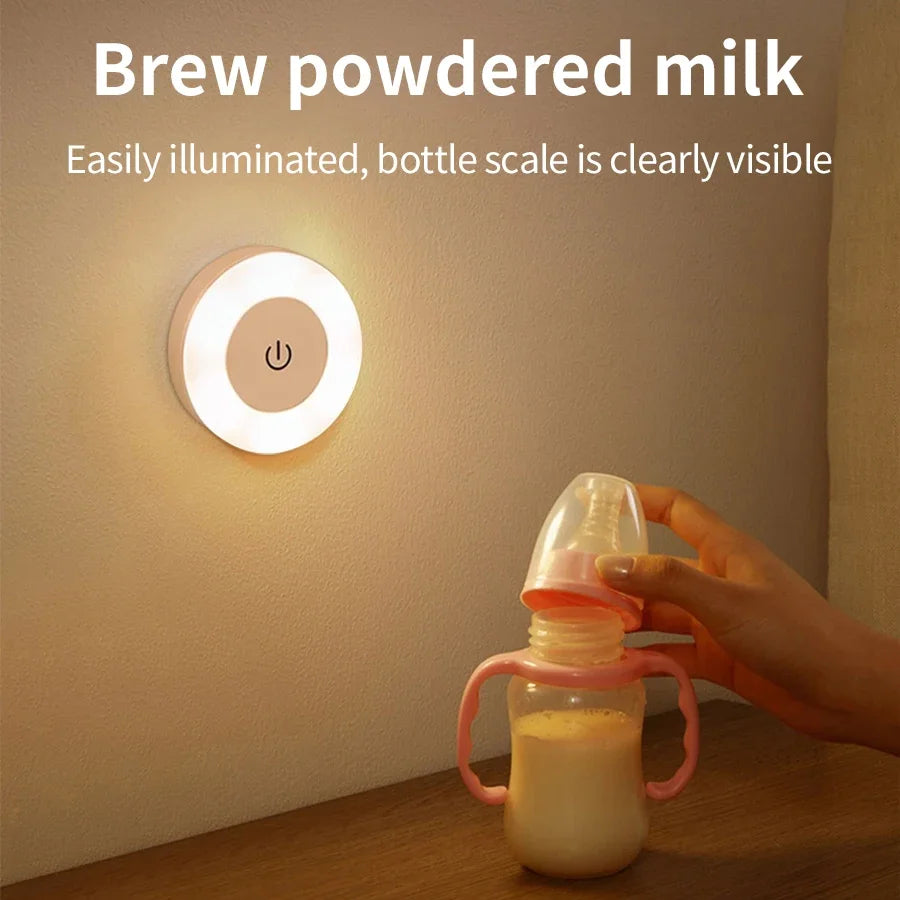 LED Nachtlampje met Touchbediening – Oplaadbaar & Instelbaar Licht