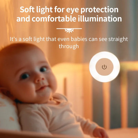 LED Nachtlampje met Touchbediening – Oplaadbaar & Instelbaar Licht