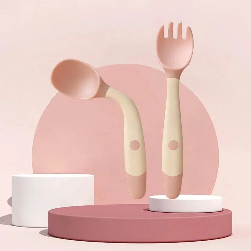 Buigzaam Baby Lepeltje – Veilig Leren Eten zonder Gedoe